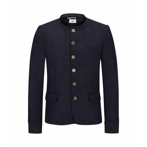 Trachten Coat Deep Blue