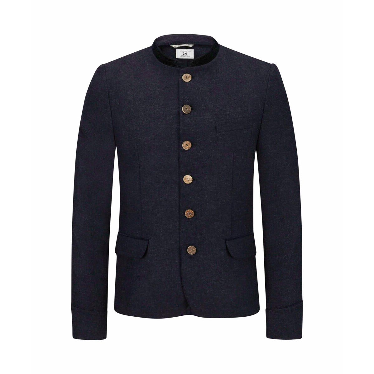 Men Trachten Coat Black