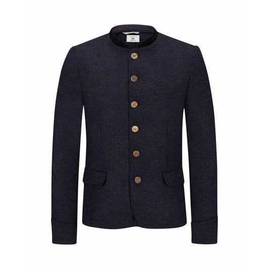 Men Trachten Coat Black