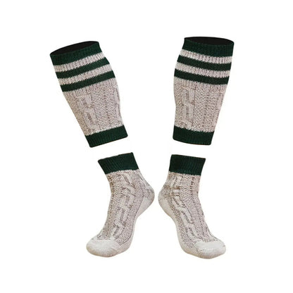 Loferl Socks Grey & Green