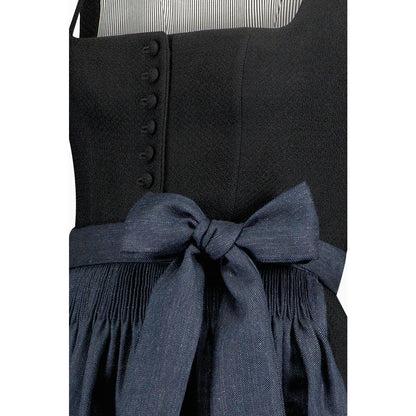 Premium Black Blue Dirndl