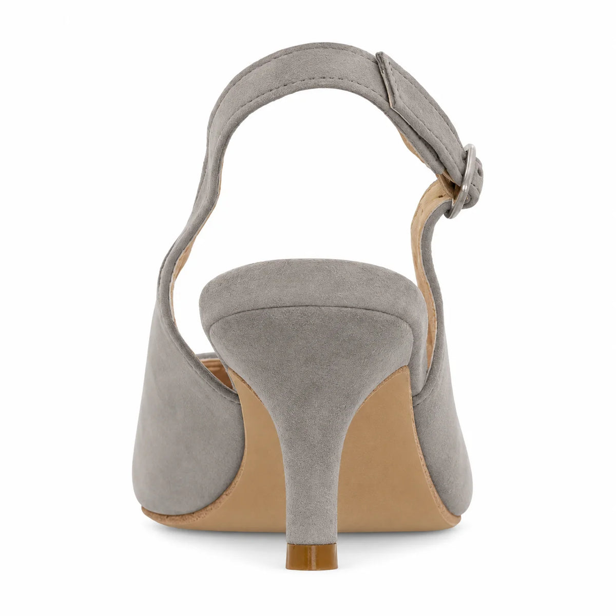 Premium Women Slingback Pumps Grey