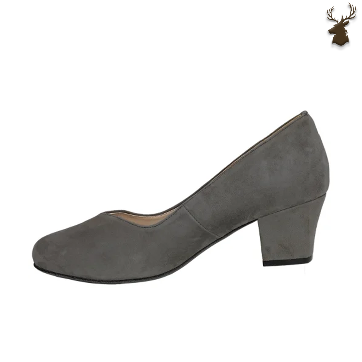 Premium Women Dirndl Pumps Anthrazit