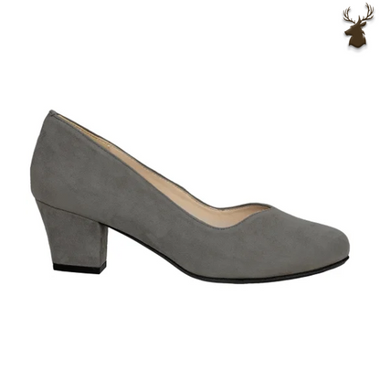 Premium Women Dirndl Pumps Anthrazit