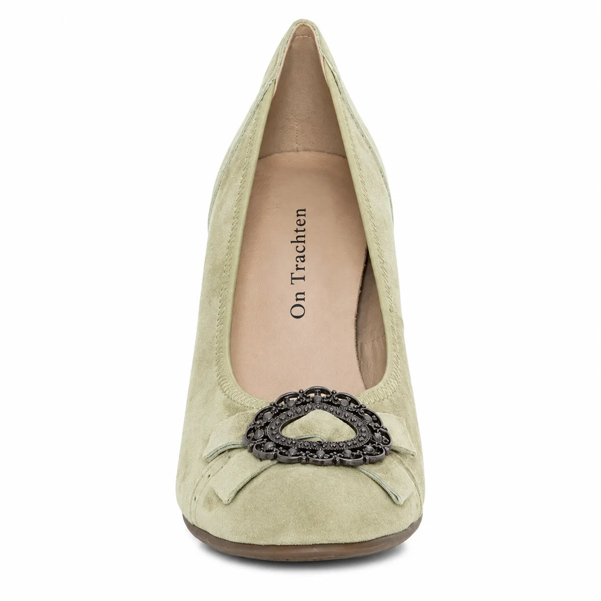 Premium Women Dirndl Pumps Pastell Green