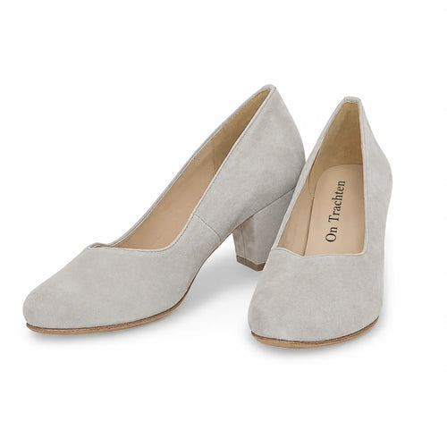 Premium Women Dirndl Pumps Grey