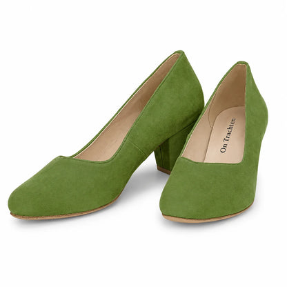Premium Women Dirndl Pumps Kiwi
