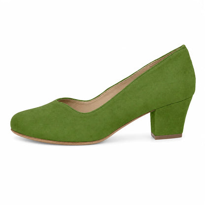 Premium Women Dirndl Pumps Kiwi