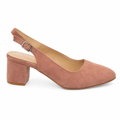 Premium Women Dirndl Slingback Pumps Pink