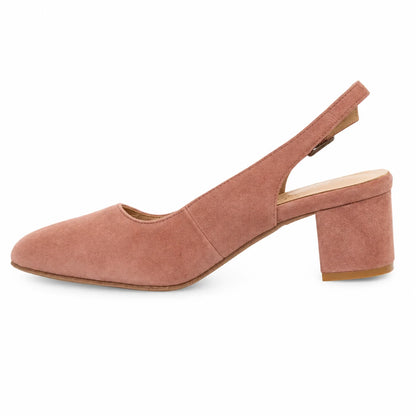 Premium Women Dirndl Slingback Pumps Pink