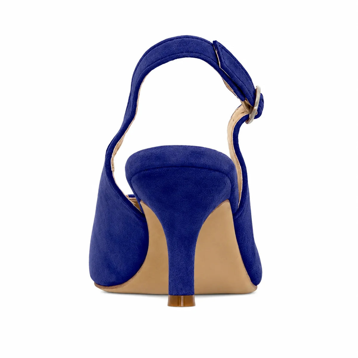 Premium Women Dirndl Slingback Pumps Royal Blue