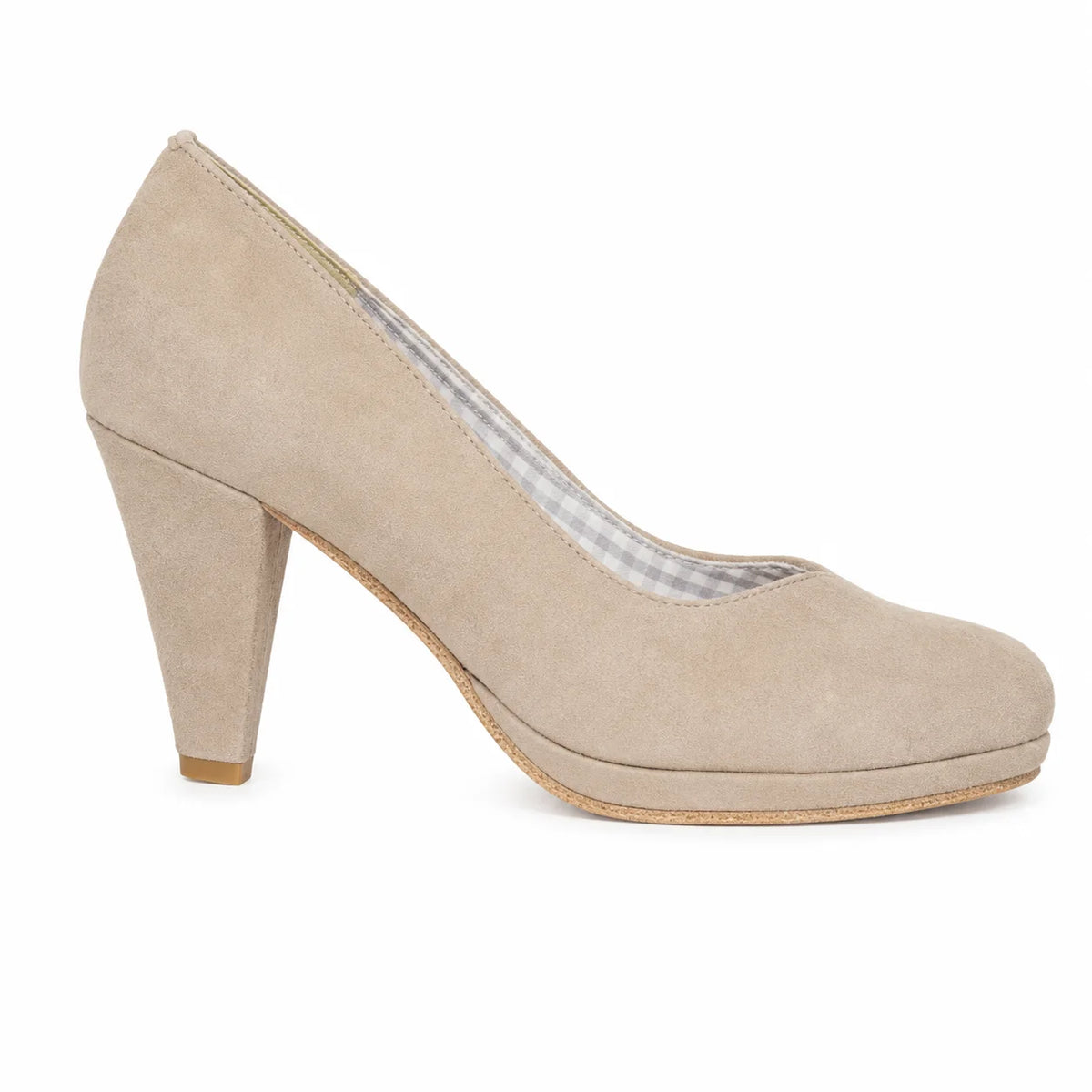Premium Women Oktoberfest Pumps Taupe