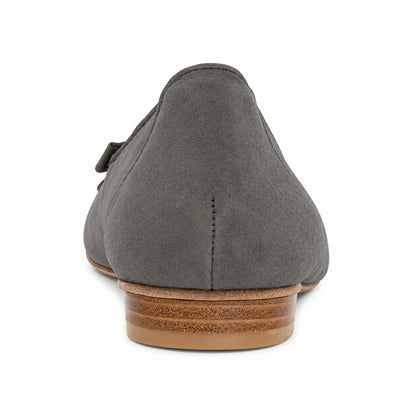 Premium Women Oktoberfest Ballerina Pumps Anthracite