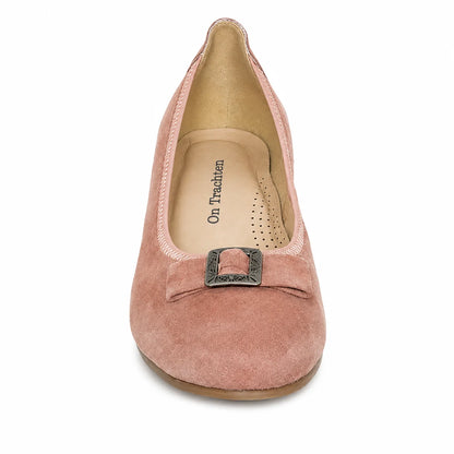 Premium Women Oktoberfest Ballerina Pumps Old Pink