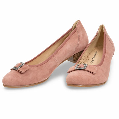 Premium Women Oktoberfest Ballerina Pumps Old Pink