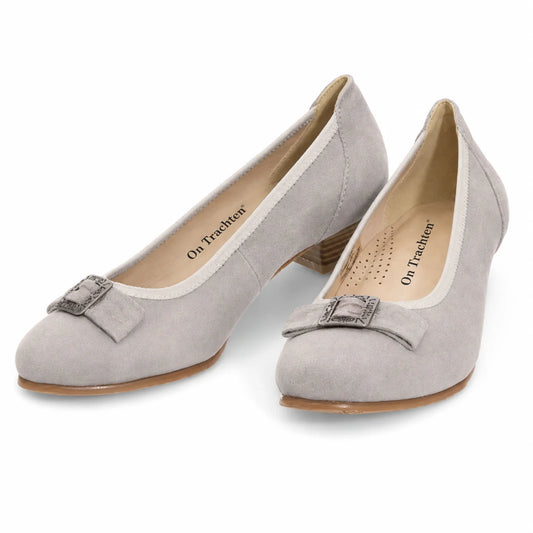Premium Women Oktoberfest Heeled Ballet Pumps Pink