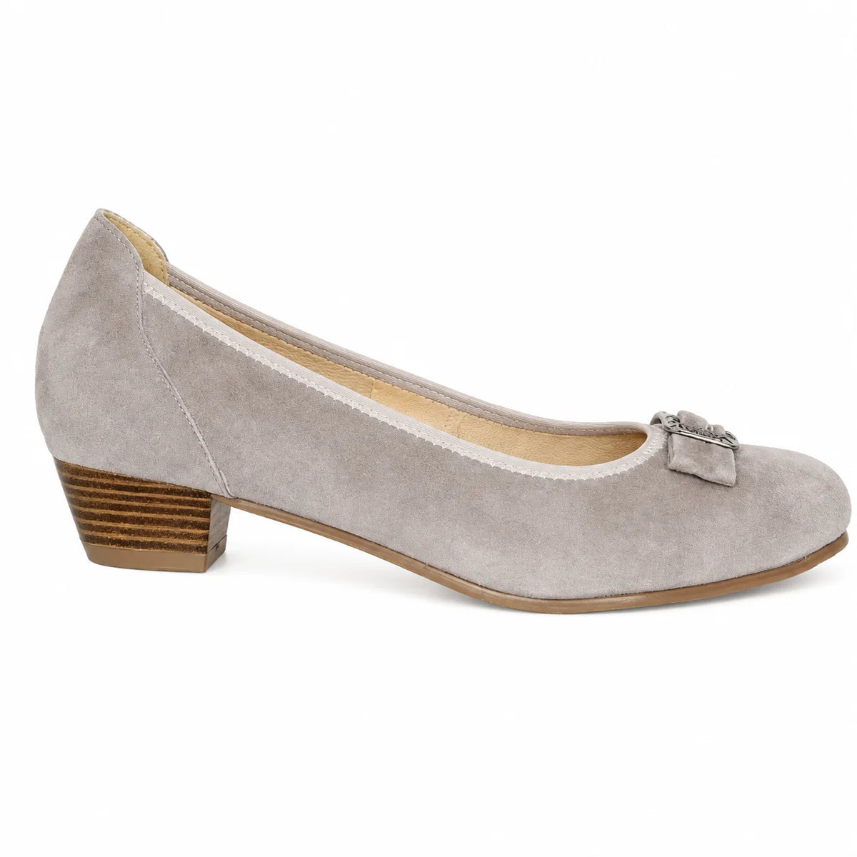 Premium Women Oktoberfest Heeled Ballet Pumps Pink