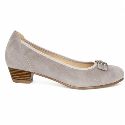 Premium Women Oktoberfest Heeled Ballet Pumps Pink
