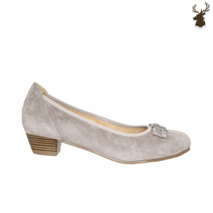 Premium Women Oktoberfest Heeled Ballet Pumps Pink