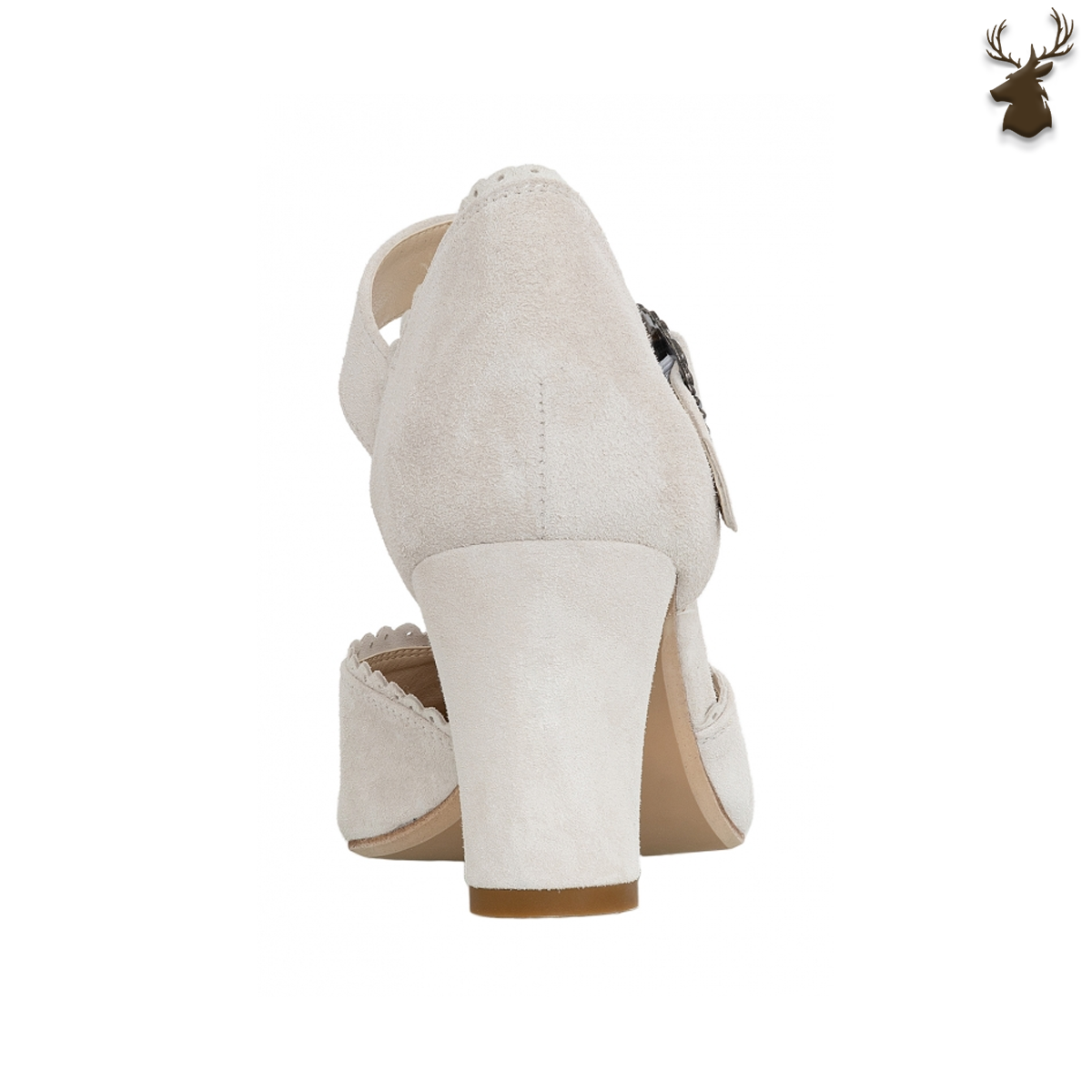 Premium Women Oktoberfest Strap D'orsay Shoes Creme