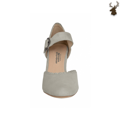 Premium Women Oktoberfest Strap D'orsay Shoes Grey