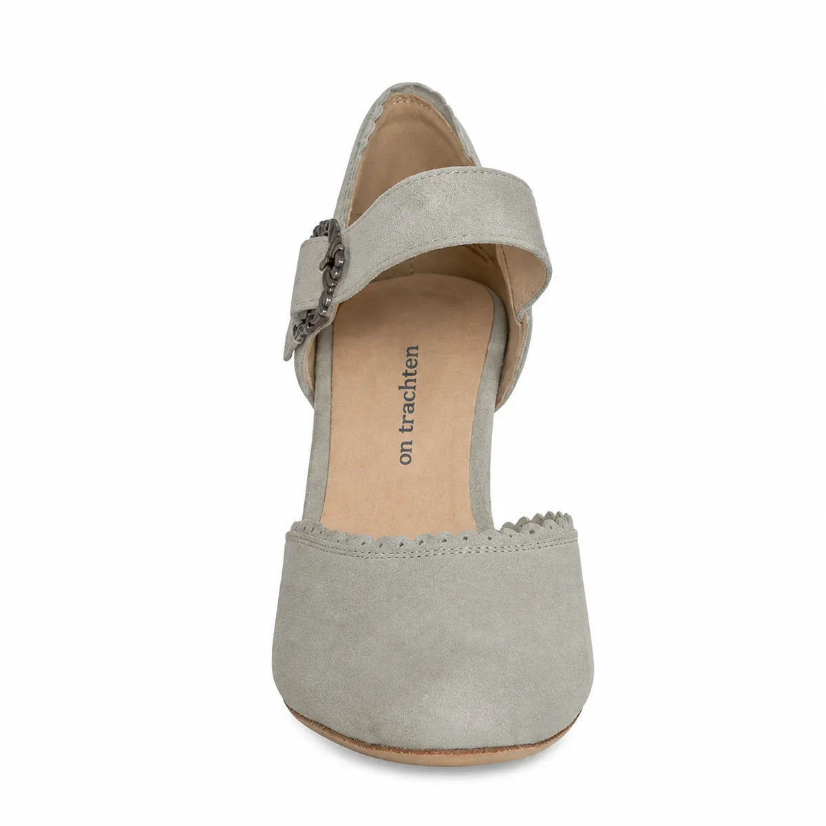 Premium Women Oktoberfest Strap D'orsay Shoes Grey
