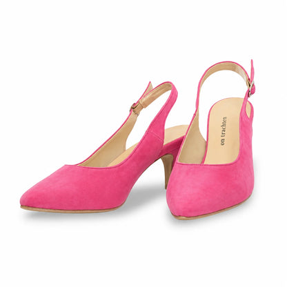 Premium Women Slingback Pumps Pink