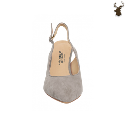 Premium Women Slingback Pumps Grey
