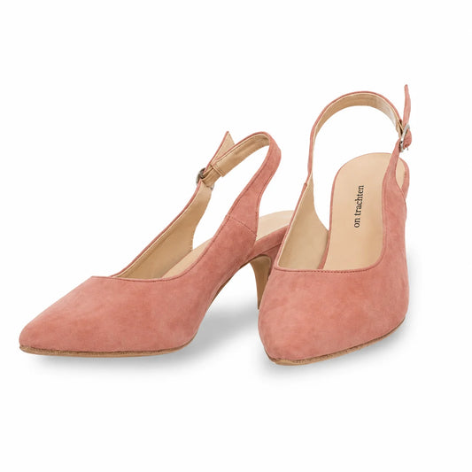 Premium Women Slingback Pumps Old Pink