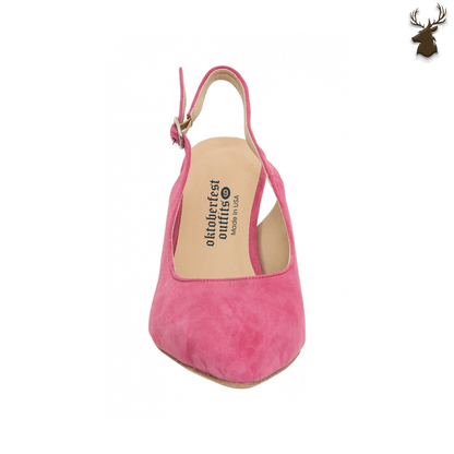 Premium Women Slingback Pumps Pink