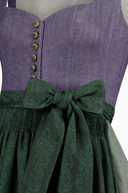 Purple Green Dirndl