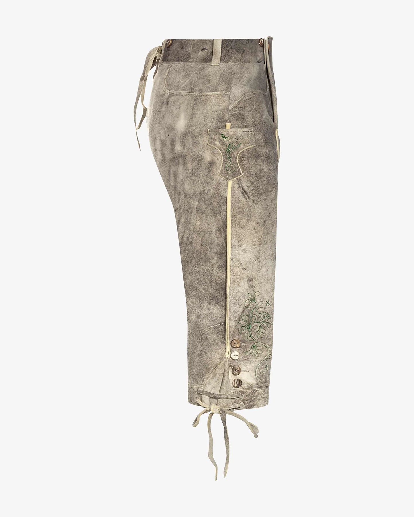 Vintage-style apron with map design on a white background