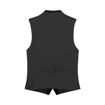 Black vest on a white background
