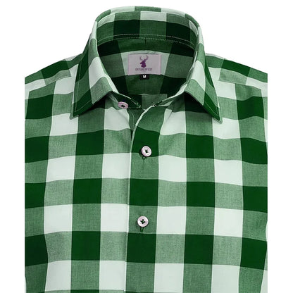 Large Green Checkered Shirt
