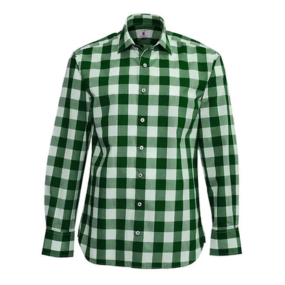 Large Green Checkered Shirt