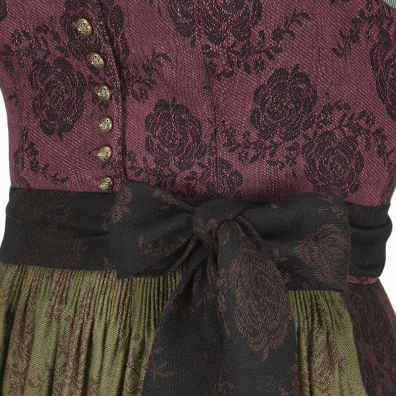 Vintage Rose Green Dirndl