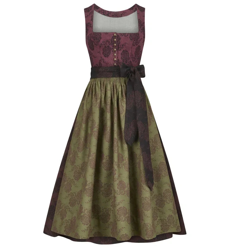 Vintage Rose Green Dirndl