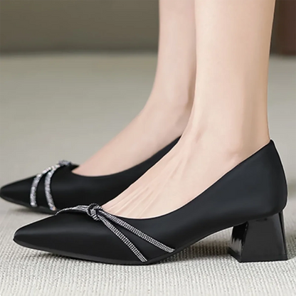 Women Dirndl Pumps Black