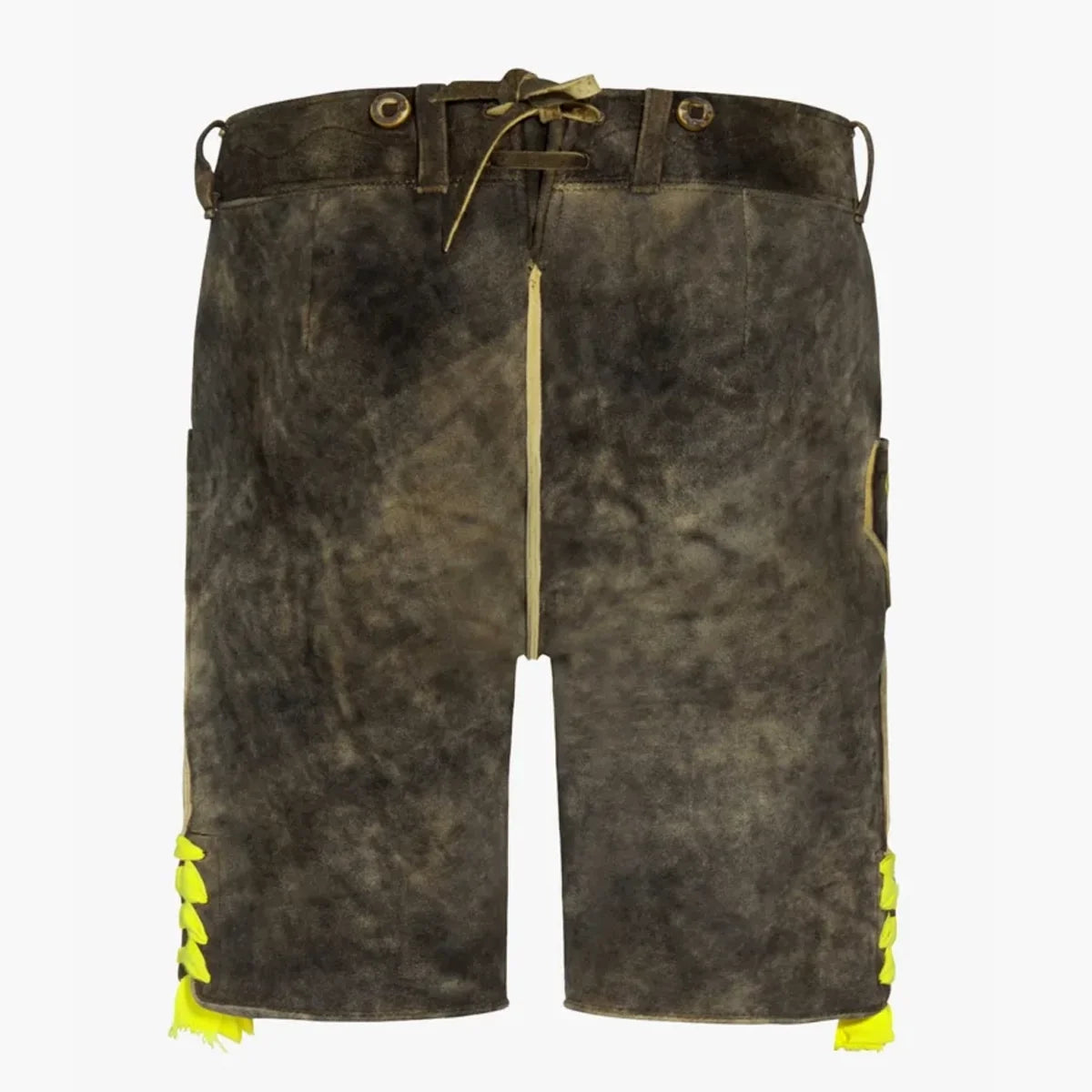 Kids Lederhosen Yellow Embroidery